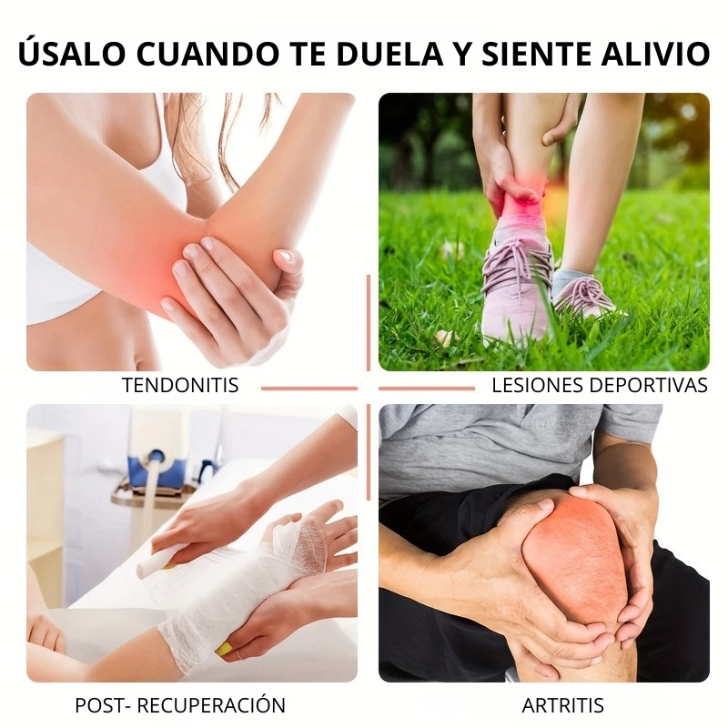 Manga Térmica en Gel para Rodillas y Codos - Caliente o Fría | Alivio Artritis, Dolor Articular | Reutilizable y Ajustable
